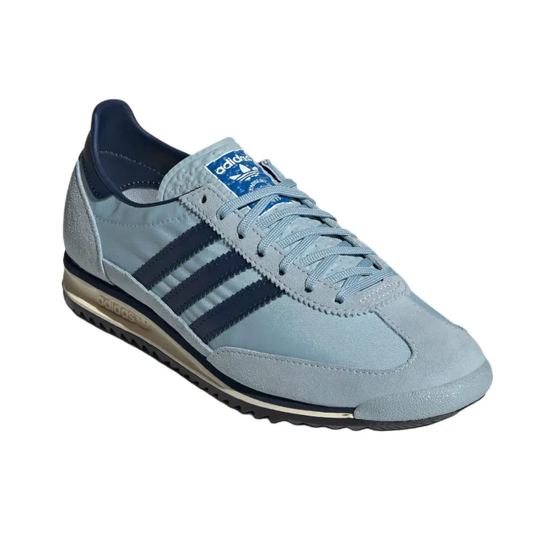 Adidas Originals SL 72 Anti Slip Wear Resistant Low Top Casual Shoes Women's Blue-2