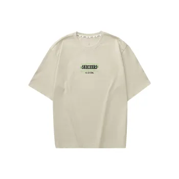 Skechers Sports Life Collection T Shirt Unisex Light Brown