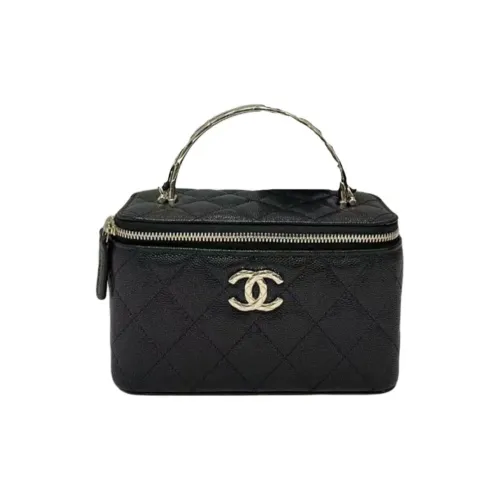 CHANEL Chain Box Bag, Shoulder Bag, Crossbody Bag, Handbag Women's Black