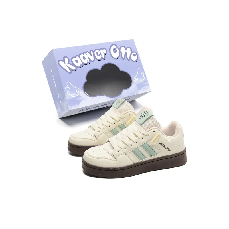 KAAVER OTTO Coverage Height Increasing Abrasion Resistant Waterproof Skateboard Shoes Unisex-69