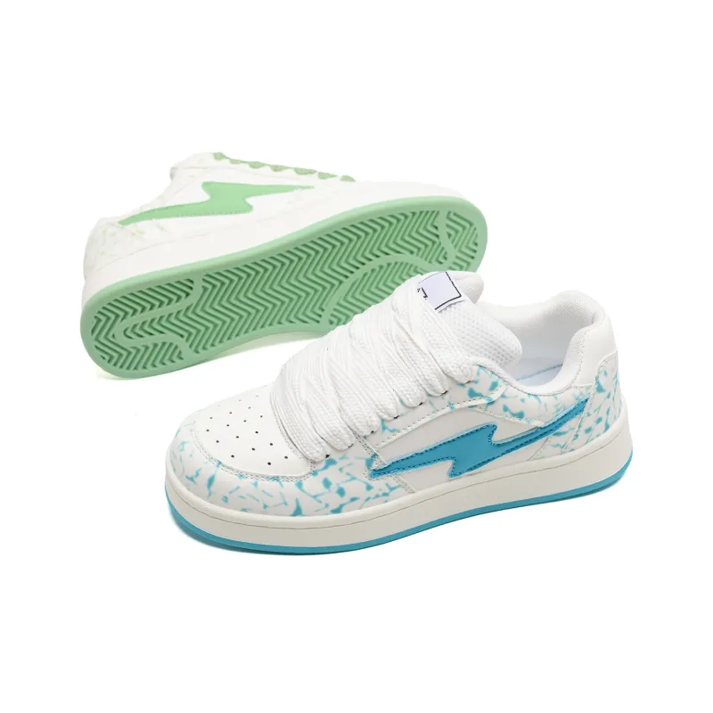 ALI THE FOX Coverage Slip Resistant, Abrasion Resistant, Balance, Breathable Low Top Skateboard Shoes Unisex-34