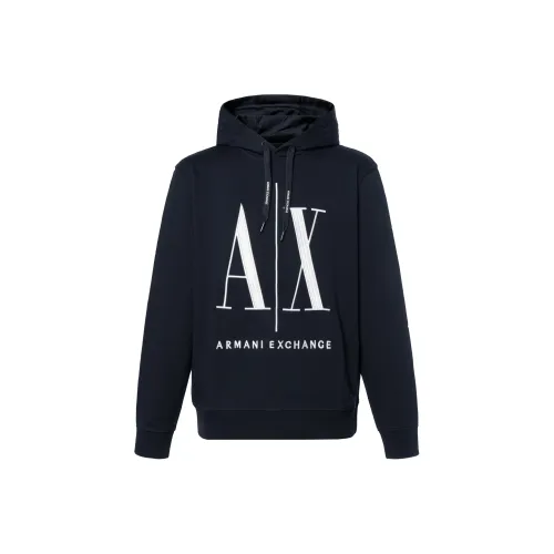ARMANI EXCHANGE Logo print Long sleeve Hoodie