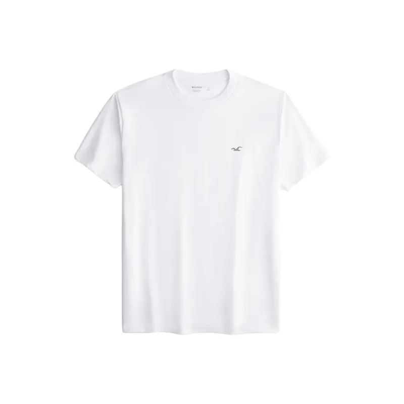 Hollister T Shirts Men White-0
