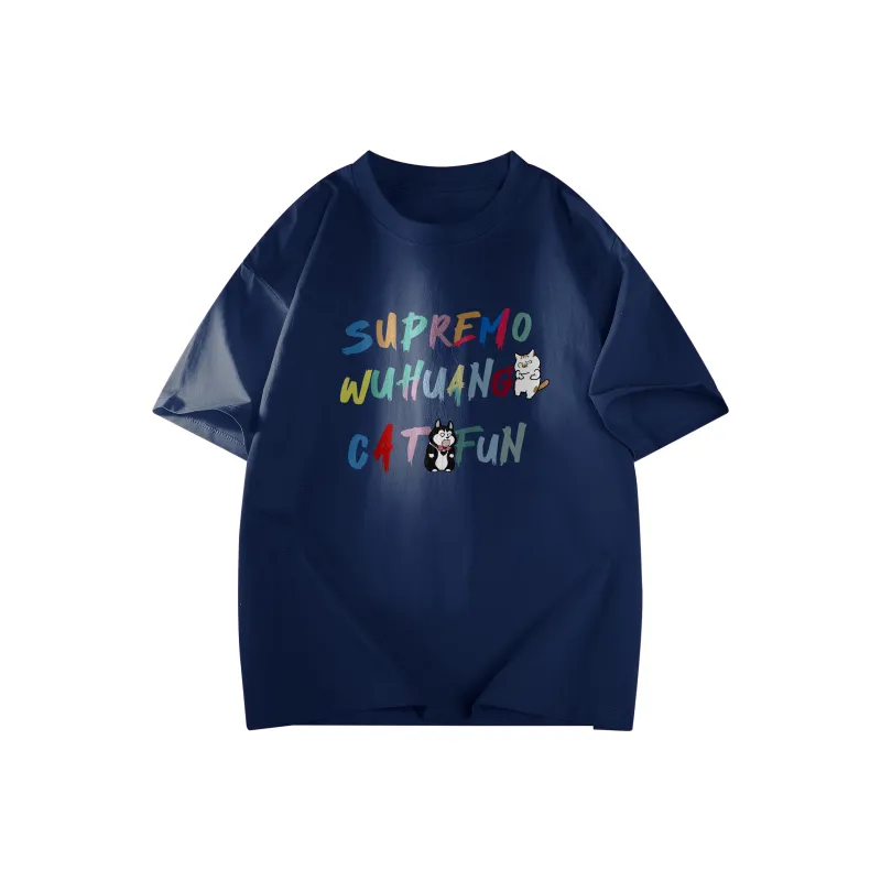 Supremo Cat T Shirts Unisex-6