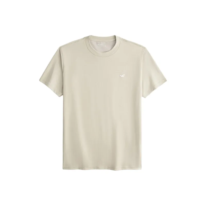 Hollister T-Shirts Men Khaki-0