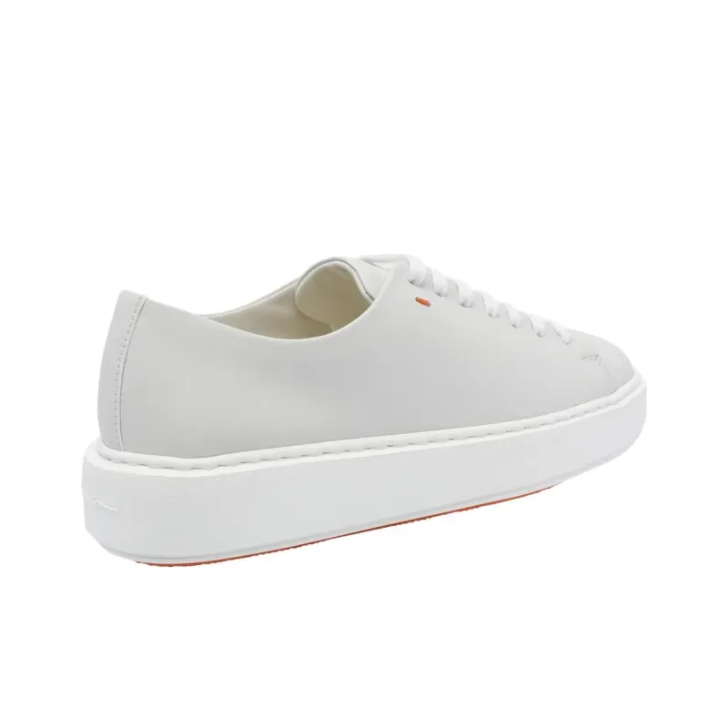 Santoni Low Top Skateboard Shoes Women's Light Gray-3