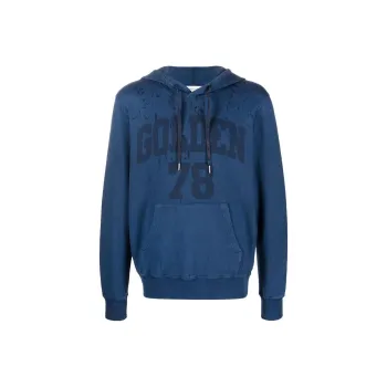 Golden Goose Sweatshirts Men Blue