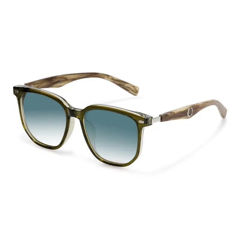 MK MINGKU TR/Memory Plastic Round Sunglasses Unisex-0