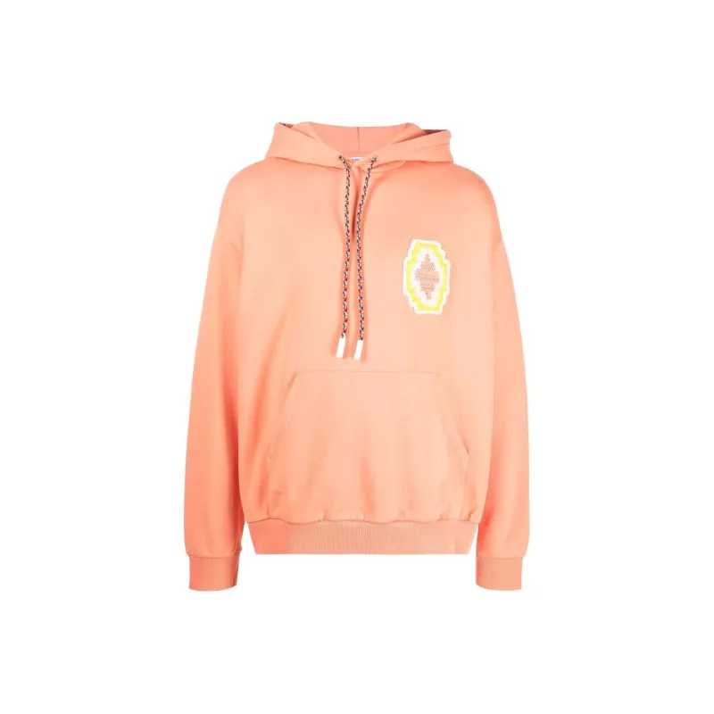 Marcelo Burlon Macramé Cross Logo Patch Hoodie-0