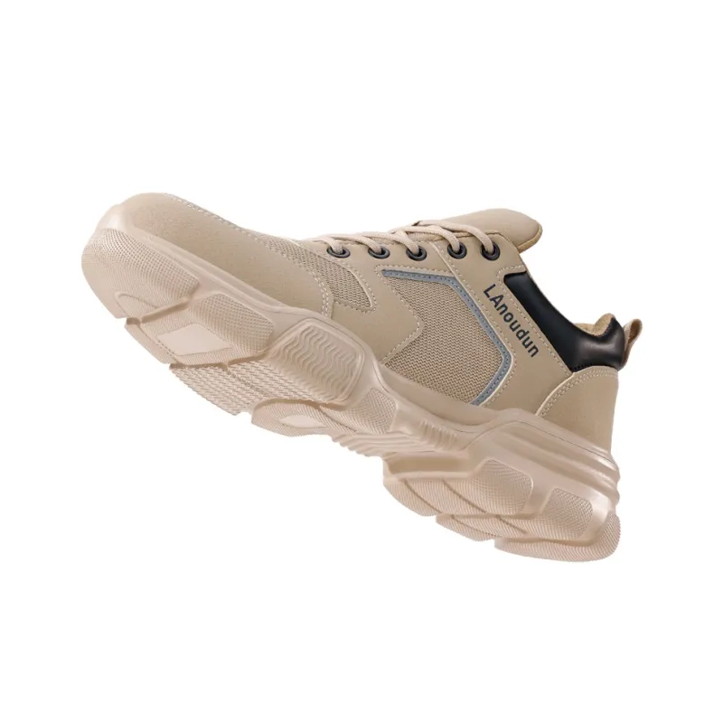 Blue Gull Shield Moisture Wicking Lightweight Abrasion Resistant Low Top Outdoor Shoes Unisex Khaki-3