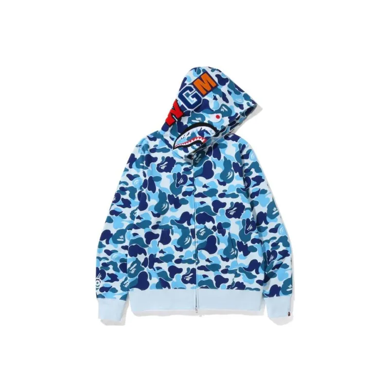 Bape Big Abc Camo Shark Full Zip Hoodie-4