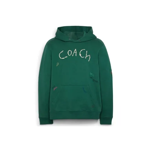 COACH Sweatshirt Unisex Olive Green