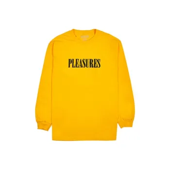 PLEASURES Tickle Logo Long Sleeve Tee
