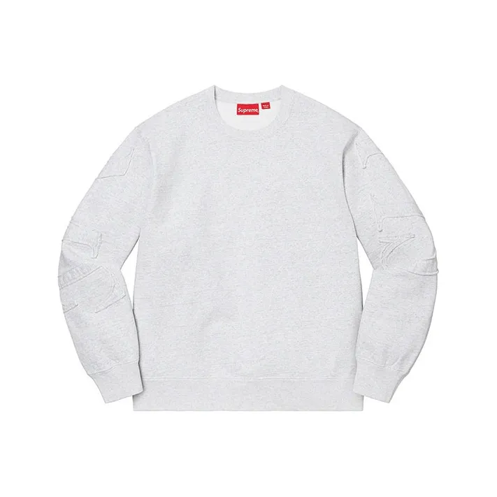 Supreme Tonal Applique Crewneck-4