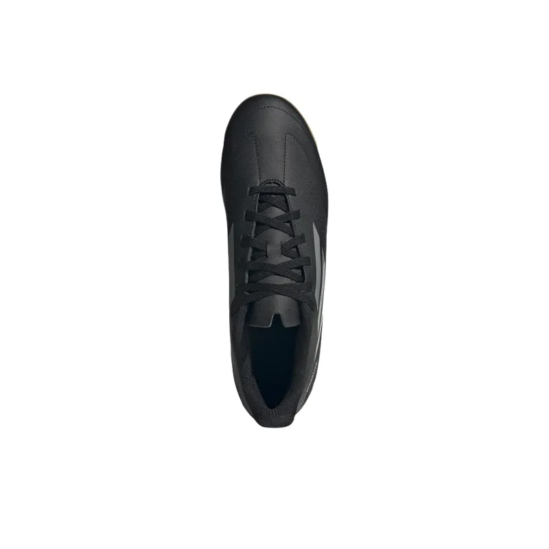 Adidas Deportivo 3 Indoor Anti Slip Wear Resistant Soccer Shoes Men's Black-4