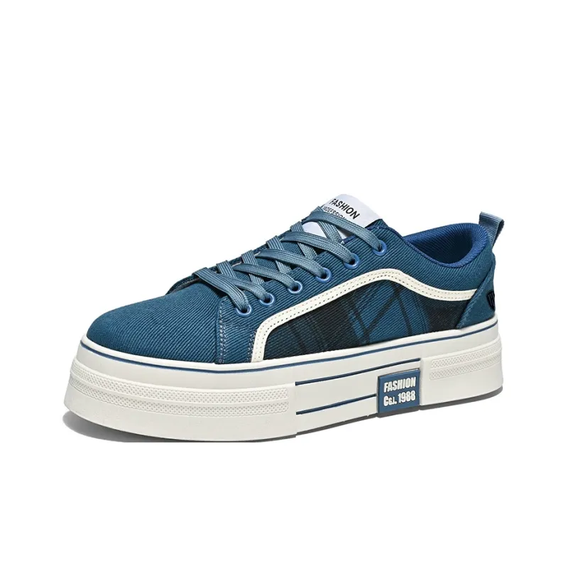 HACKBUTEER Low Top Canvas Shoes Men's Box Included-13