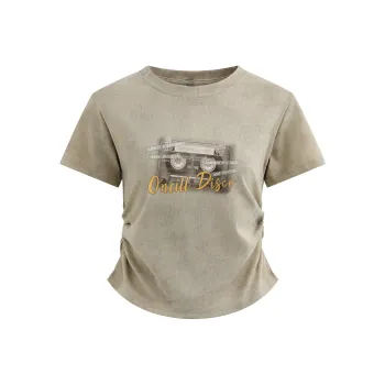 O'Neill T Shirt Unisex Tie Dye Khaki
