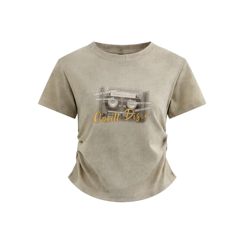 O'Neill T Shirt Unisex Tie Dye Khaki-0