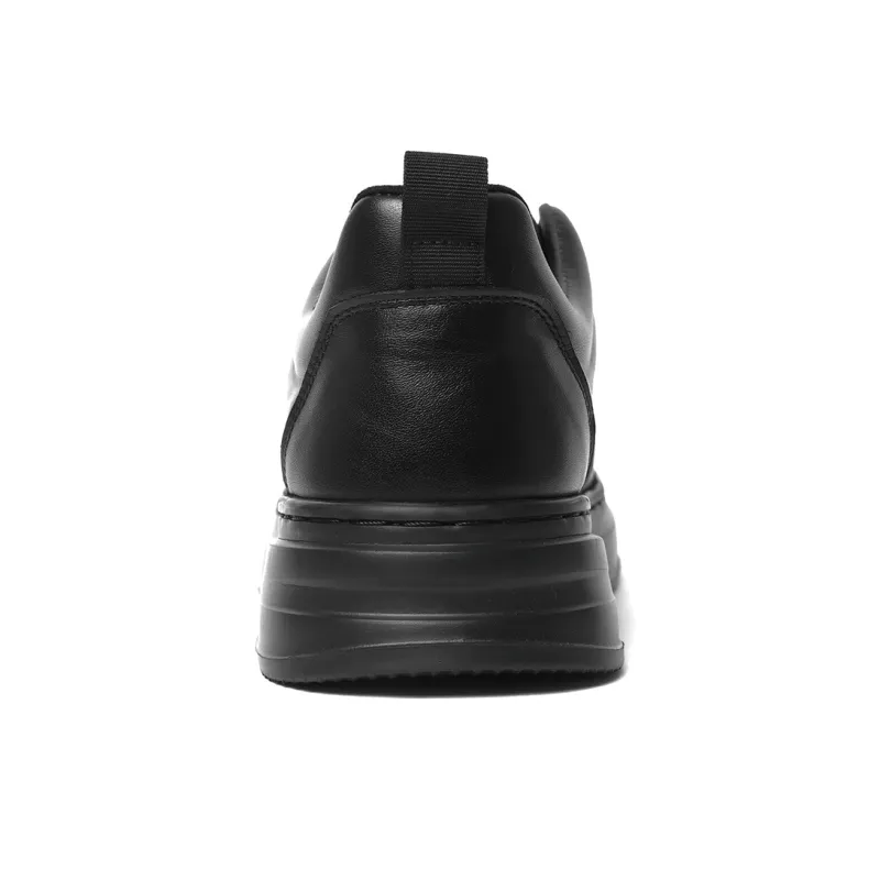 BEN SHERMAN Slip Resistant Low Top Skateboard Shoes Men's Black-3