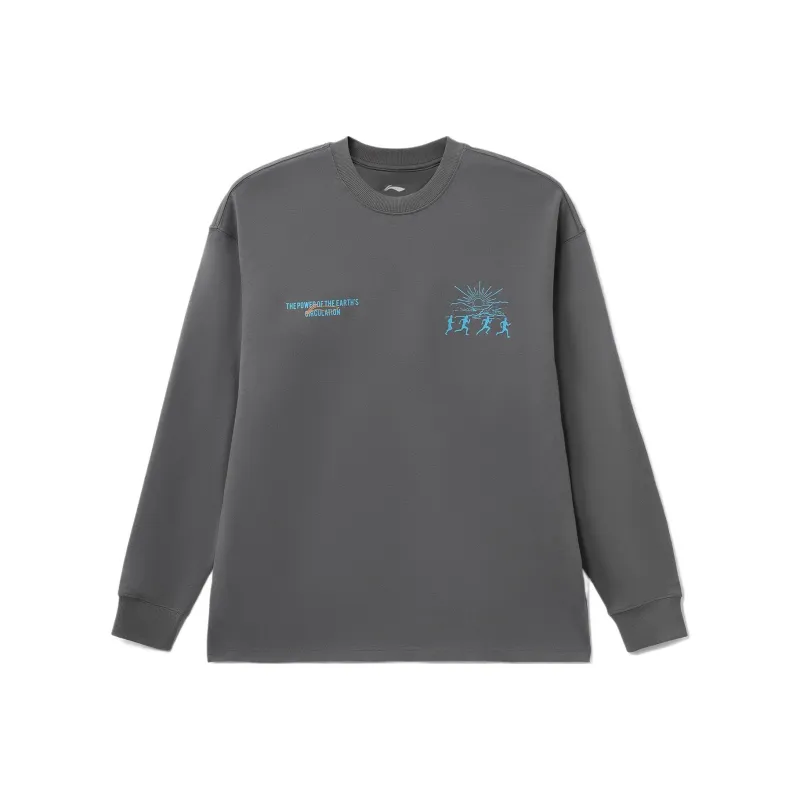 LINING Sports Fashion Collection Sweatshirts Men Shadow Gray-0