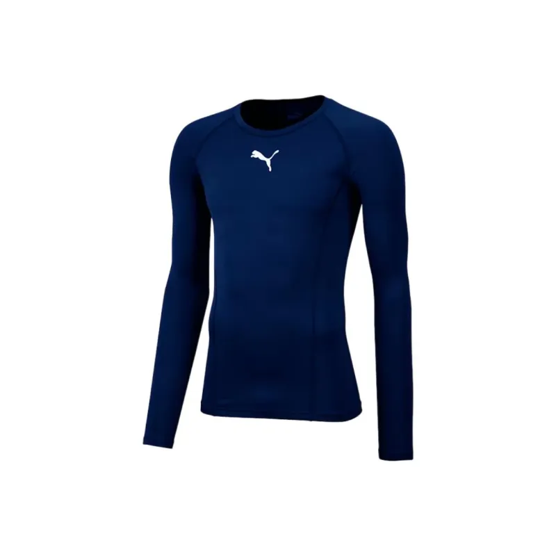 PUMA Raglan Sleeve T Shirt Men's Marine-0