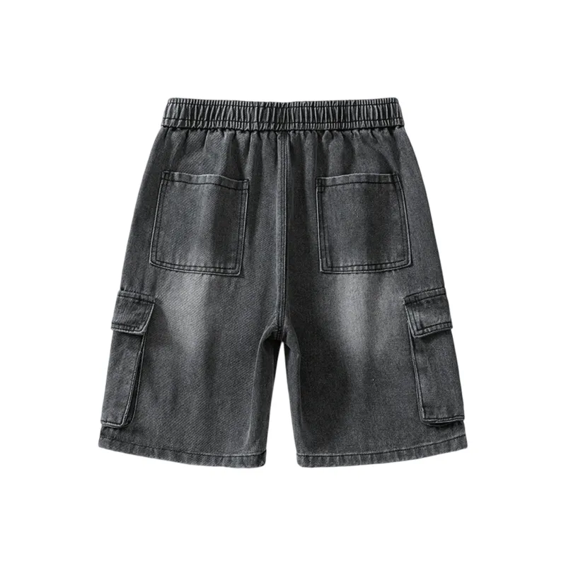 G.M BONNEY Denim Shorts Unisex-5