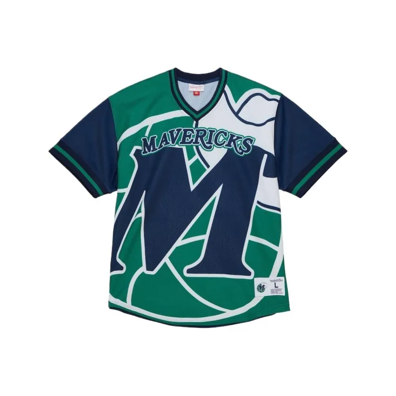 NBA x Mitchell & Ness Dallas Cowboys Jumbotron 3.0 T-Shirt Men's Green-0