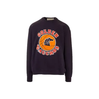 Golden Goose Sweatshirts Men Marine Blue