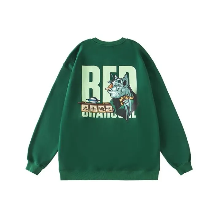 REDCHARCOAL Sweatshirts Unisex Green-0