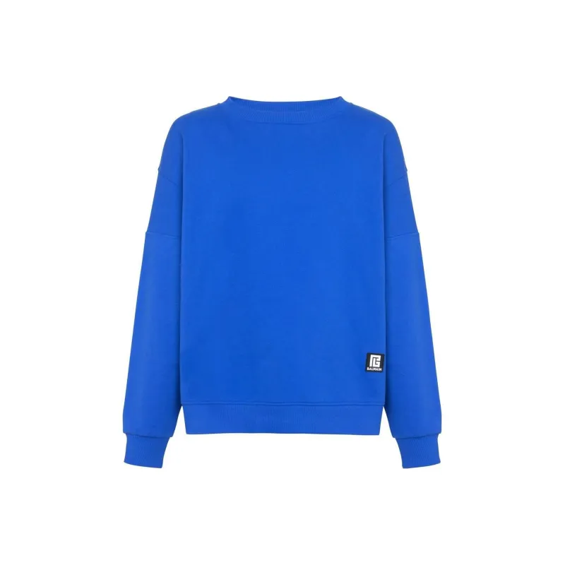 BALMAIN Sweatshirts Men Blue-0