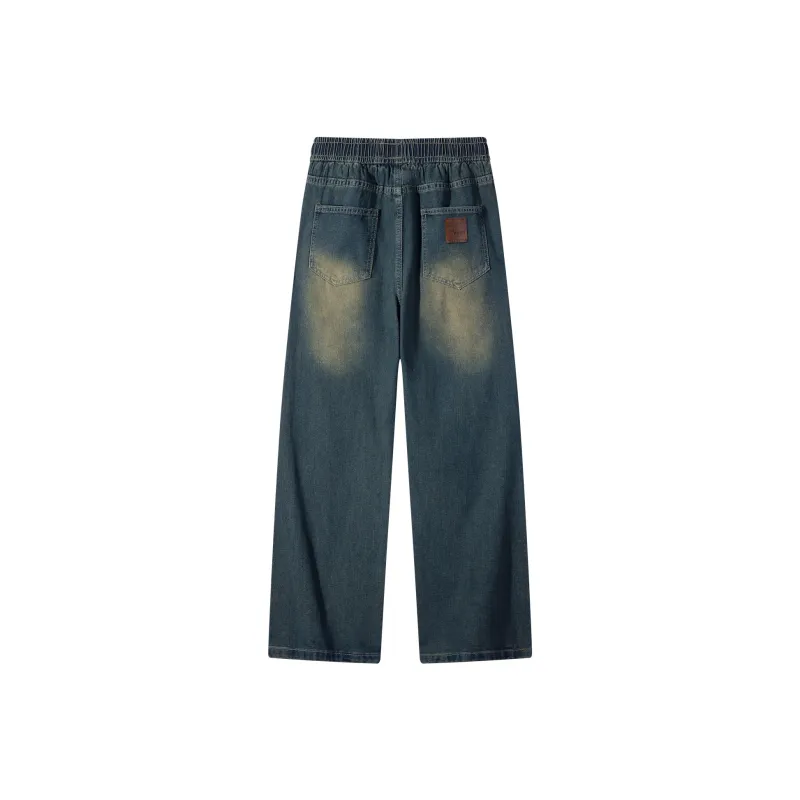 Yiwen Jeans Unisex Nostalgic Green-1