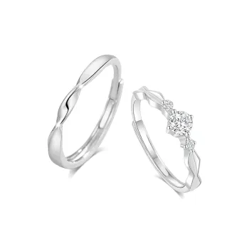 BLANK IN BLANK 999 Fine Silver Rings Unisex