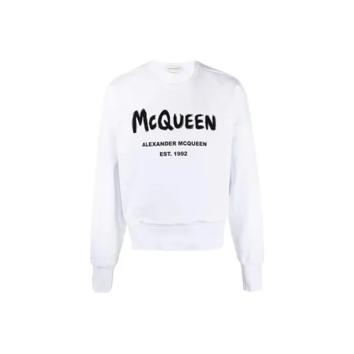 Alexander McQueen Sweatshirts Men White