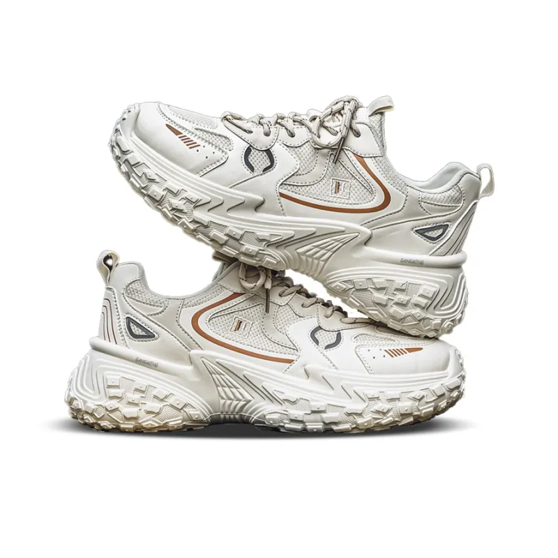 Hong Kong Meng Slip Resistant Breathable Height Increasing Low Top Chunky Sneakers Men's-16