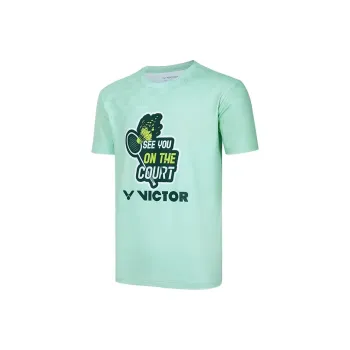 VICTOR T Shirt Unisex Celadon Green