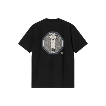 Carhartt WIP FW24 S/S Zipper T Shirt T Shirt Unisex Black