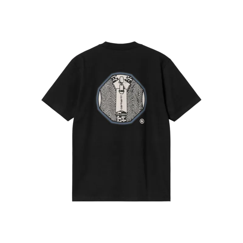Carhartt WIP FW24 S/S Zipper T Shirt T Shirt Unisex Black-0