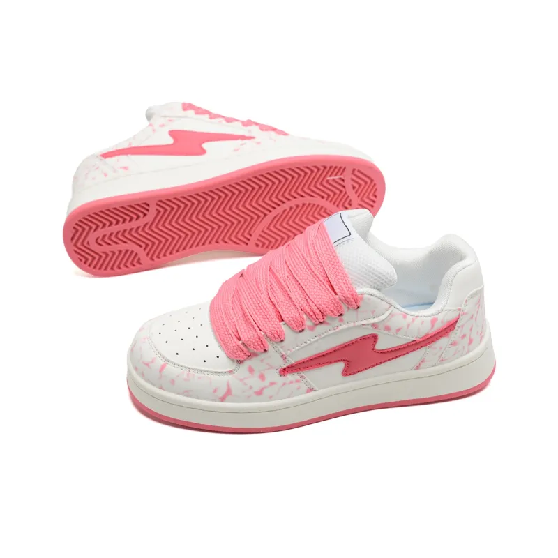 Teddy Bear Collection Coverage Anti Slip And Wear Resistant Low Top Skateboard Shoes Unisex-16