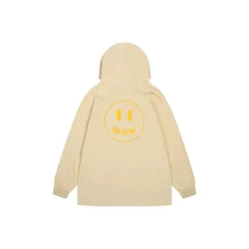 Drew House Smiley Collection Sweatshirts Unisex Almond Cookie