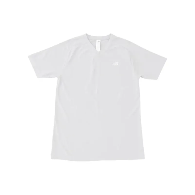 New Balance BP Jacquard T Shirts Men Gray-0