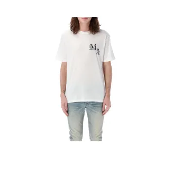 AMIRI Logo Printed Crewneck T Shirt