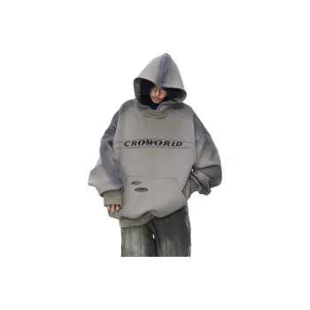 0-CROWORLD Sweatshirt Men's Light Coffee