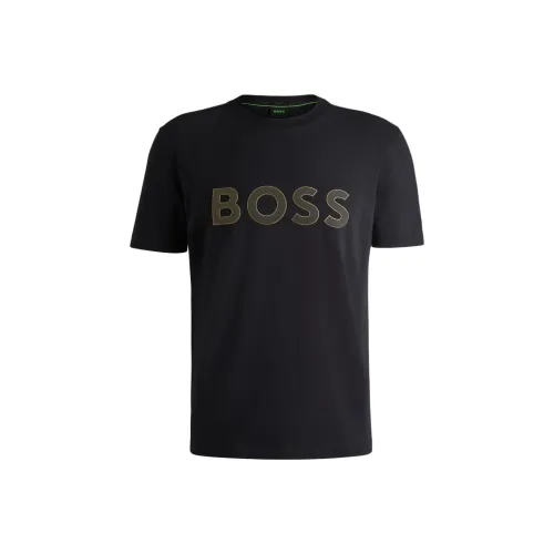 HUGO BOSS Logo appliqué T shirt