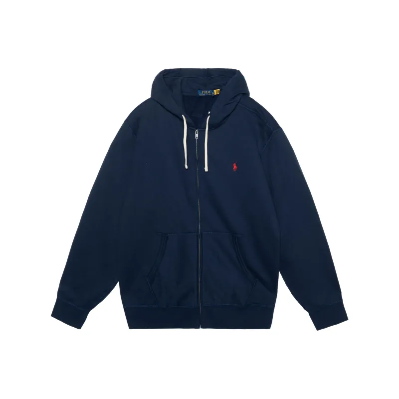 Polo Ralph Lauren Logo Embroidered Zipped Hoodie-0