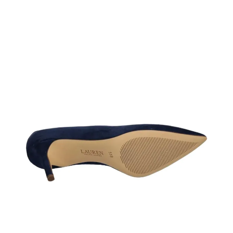 LAUREN RALPH LAUREN Slim Heel High Heels 7cm Women's Marine Blue-5