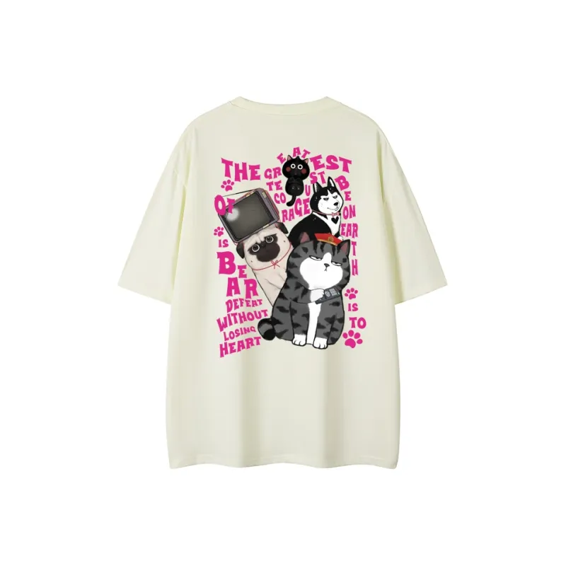 Supremo Cat T Shirts Unisex-2