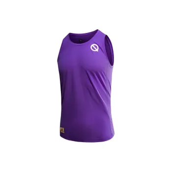 Qinkung T Shirt Men's Dark Purple