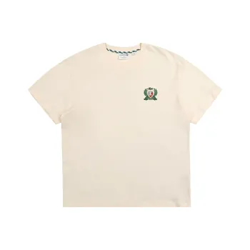 LACOSTE Emblem embroidered T shirt