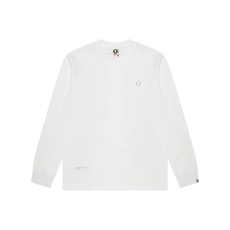 Aape Moonface Logo Long Sleeve T shirt-8