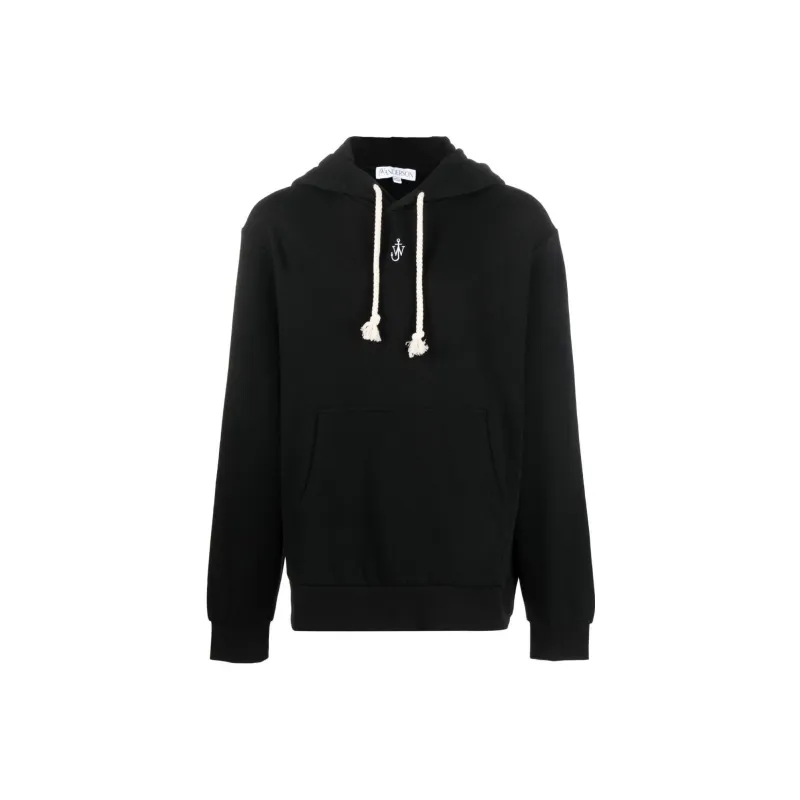 JW Anderson Logo Embroidered Drawstring Hoodie-0